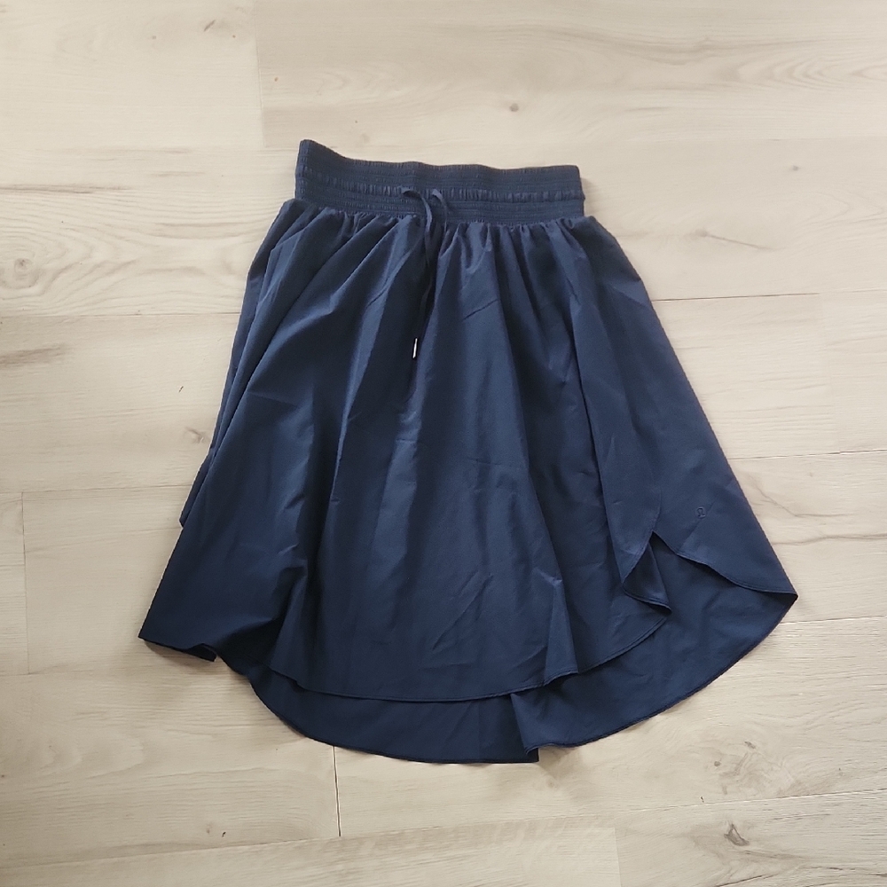 Lululemon Athletica Navy High-Low Skirt